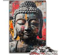 1000 Piece Jigsaw Puzzles for Adults & Teens Buddha Oil Painting, Train Your Brain And Hands Unique Birthday And Gifts for Age 14+ (Size 26x38cm)