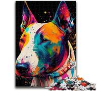 1000 Piece Jigsaw Puzzles for Adults & Teens Bull Terrier Colorful Suitable for Ages 14 And Up Family Games Deal As Gifts for The Whole Family 50x75cm
