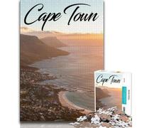 1000 Piece Jigsaw Puzzles for Adults & Teens Cape Town,Stress Reliever Staycation Kill Time Enhance Love between Couples (75x50cm)