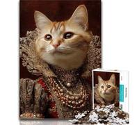 1000 Piece Jigsaw Puzzles for Adults & Teens Cat from An Aristocratic Family Puzzles,with Matching Poster And Trivia Sheet for And Age 14 Years Up (size 75x50cm)