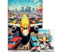 1000 Piece Jigsaw Puzzles for Adults & Teens Colorful Airplane 1000 Piece Puzzle,family Fun Games Is Ideal As A Gift for The Whole Family (size 38x26cm)