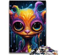 1000 Piece Jigsaw Puzzles for Adults & Teens Colorful Art Monster Puzzles for Teenagers,learning Educational for Is Ideal As A Gift for The Whole Family (26x38cm)