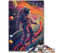 1000 Piece Jigsaw Puzzles for Adults & Teens Colorful Astronaut 351 Adult Jigsaw,Family Educational Games Home Decoration Gift (50x75cm)