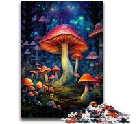 1000 Piece Jigsaw Puzzles for Adults & Teens Colourful Mushroom Art Educational Family Game Is Ideal As Gifts for The Whole Family for 14+ 50x75cm