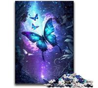 1000 Piece Jigsaw Puzzles for Adults & Teens Cosmic Galaxy Butterfly Puzzles for Adults,Learning Educational Toys Family Games Unique Birthday And Gifts (38x26cm)
