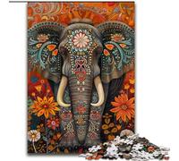 1000 Piece Jigsaw Puzzles for Adults & Teens Dead Elephant, Birthday Gift Idea for Adults, Family Game And Hobby 50x75cm