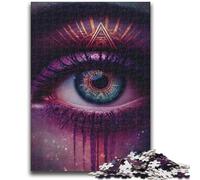 1000 Piece Jigsaw Puzzles for Adults & Teens Dream Eye 1000 Pieces for Adults,Decompressing Intellectual Educational Toy Perfect Decoration (38x26cm)