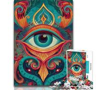1000 Piece Jigsaw Puzzles for Adults & Teens Dream Eye Adult Jigsaw,Family Educational Games Home Decoration Gift 75x50cm