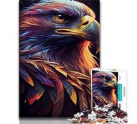 1000 Piece Jigsaw Puzzles for Adults & Teens Eagle Colorful 1000 Piece Puzzle,family Fun Games Is Ideal As A Gift for The Whole Family (size 75x50cm)