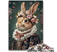 1000 Piece Jigsaw Puzzles for Adults & Teens Easter Bunny Educational Family Game Is Ideal As Gifts for The Whole Family for 14+ 50x75cm