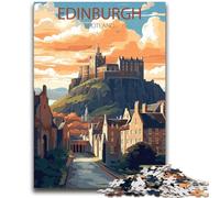 1000 Piece Jigsaw Puzzles for Adults & Teens Edinburgh Suitable for Ages 14 And Up Family Games Deal As Gifts for The Whole Family (size 38x52cm)