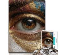 1000 Piece Jigsaw Puzzles for Adults & Teens Eye of The Egyptian Pyramid,Stress Reliever Staycation Kill Time Enhance Love between Couples (38x26cm)