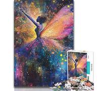 1000 Piece Jigsaw Puzzles for Adults & Teens Fantasy Ballerina 1000 Piece Puzzle,family Fun Games Is Ideal As A Gift for The Whole Family (size 38x26cm)