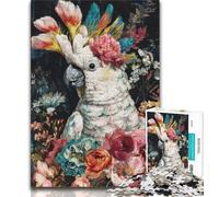 1000 Piece Jigsaw Puzzles for Adults & Teens Fantasy Budgie Puzzles for Teenagers,Perfect for Game Nights, Colorful Toy for Home Gift 26x38cm
