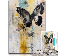 1000 Piece Jigsaw Puzzles for Adults & Teens Fantasy Butterfly,Challenging Game for Is Ideal As A Gift for The Whole Family (38x26cm)