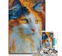 1000 Piece Jigsaw Puzzles for Adults & Teens Fantasy Cat, Games Toys Gift,is Ideal As Gifts for The Whole Family for And Age 14 38x26cm