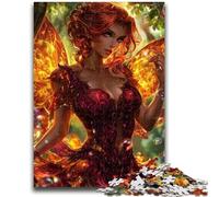 1000 Piece Jigsaw Puzzles for Adults & Teens Fantasy Dark Girl Puzzles for Adults,Learning Educational Toys Family Games Unique Birthday And Gifts (75x50cm)