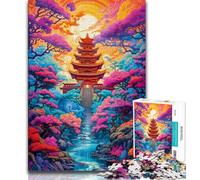 1000 Piece Jigsaw Puzzles for Adults & Teens Fantasy Japan Teenager Jigsaw,Stress Reliever Staycation Kill Time Home Decoration Toys (size 75x50cm)