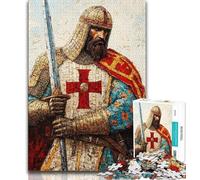 1000 Piece Jigsaw Puzzles for Adults & Teens Fantasy Knight Teenager Puzzles,Learning Educational Toys Family Games Unique Birthday And Gifts (size 38x26cm)