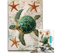 1000 Piece Jigsaw Puzzles for Adults & Teens Fantasy Turtle 1000 Piece Jigsaw,for Challenging Toy Game And Family Play (size 75x50cm)