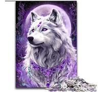 1000 Piece Jigsaw Puzzles for Adults & Teens Fantasy Wolf for And from 14 Years And over Hands-on Game Christmas Game Gifts (size 50x75cm)