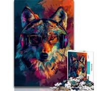 1000 Piece Jigsaw Puzzles for Adults & Teens Fantasy Wolf Puzzles for Teenagers,Perfect for Game Nights, Colorful Toy for Home Gift 26x38cm