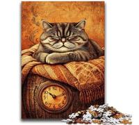1000 Piece Jigsaw Puzzles for Adults & Teens Farm Cat for And 14 Years And over Interesting Stress Reduction Gifts for Friends And Family 26x38cm