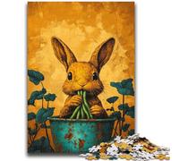1000 Piece Jigsaw Puzzles for Adults & Teens Farm Rabbit Suitable for Ages 14 And Up Family Games Deal As Gifts for The Whole Family 50x75cm