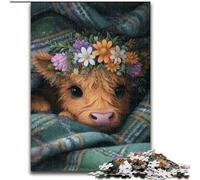 1000 Piece Jigsaw Puzzles for Adults & Teens Farm Yak Relax Games Educational Game for Birthday, Chrismas for And Age 14 Years Up (size 50x75cm)