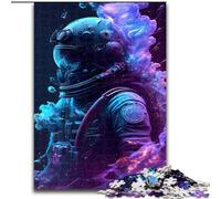 1000 Piece Jigsaw Puzzles for Adults & Teens Galactic Diver, Quiz Game Enhance Love between Couples for And Age 14 (Size 50x75cm)