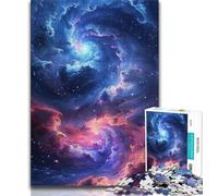 1000 Piece Jigsaw Puzzles for Adults & Teens Galactic Wave Swirling Stars Teenager Jigsaw,Stress Reliever Staycation Kill Time Home Decoration Toys (size 38x26cm)