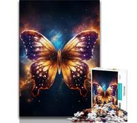 1000 Piece Jigsaw Puzzles for Adults & Teens Galaxy Butterfly 1000 Piece Puzzle,family Fun Games Is Ideal As A Gift for The Whole Family (size 75x50cm)