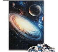1000 Piece Jigsaw Puzzles for Adults & Teens Galaxy Planet, for Age 14+ Suitable for Couples Fun at Home Activities, Birthday Present,Travel Gifts (Size 26x38cm)