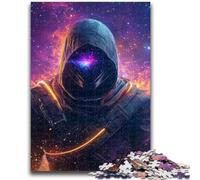 1000 Piece Jigsaw Puzzles for Adults & Teens Galaxy Space Warrior Educational Games DIY Toys for Is Ideal As A Gift for The Whole Family 26x38cm