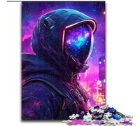 1000 Piece Jigsaw Puzzles for Adults & Teens Galaxy Space Warrior, Educational Games Home Decoration Is Ideal As A Gift for The Whole Family (Size 50x75cm)