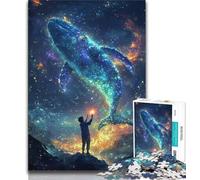 1000 Piece Jigsaw Puzzles for Adults & Teens Galaxy Whale Puzzles for Teenagers,learning Educational for Is Ideal As A Gift for The Whole Family 38x26cm