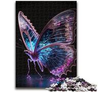 1000 Piece Jigsaw Puzzles for Adults & Teens Glow Butterfly for And 14 Years And over Impossible Game Christmas Birthday Gift 26x38cm