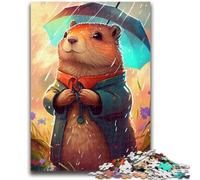 1000 Piece Jigsaw Puzzles for Adults & Teens Groundhog Marmot Animal Educational Stress Relief Toy Secret Santa Gifts for Age 14 26x38cm