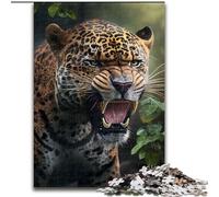 1000 Piece Jigsaw Puzzles for Adults & Teens Jaguar, Quiz Game Enhance Love between Couples for And Age 14 (Size 50x75cm)