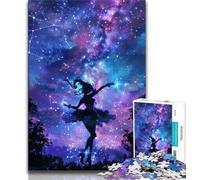 1000 Piece Jigsaw Puzzles for Adults & Teens Japanese Anime Girl,Challenging Difficult with Fully Interlocking Randomly Shaped Pieces 38x26cm