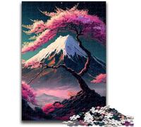 1000 Piece Jigsaw Puzzles for Adults & Teens Japanese Cherry Blossoms Suitable for Ages 14 And Up Family Games Deal As Gifts for The Whole Family 38x26cm
