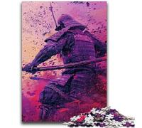 1000 Piece Jigsaw Puzzles for Adults & Teens Japanese Neon Ninja Educational Games DIY Toys for Is Ideal As A Gift for The Whole Family 50x75cm