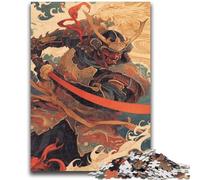 1000 Piece Jigsaw Puzzles for Adults & Teens Japanese Ninja Artistic Wall Decor & Birthday Gift Idea for Friends, Home Office 50x75cm