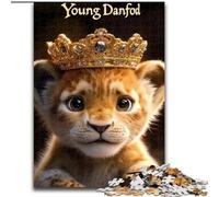 1000 Piece Jigsaw Puzzles for Adults & Teens King Lion Help The Brain Exercise Addictive Toys to Cultivate Patience Artists Collection, Fine Art (size 50x75cm)