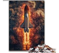 1000 Piece Jigsaw Puzzles for Adults & Teens Launching A Rocket,Stress Reliever Staycation Kill Time Enhance Love between Couples 50x75cm