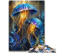 1000 Piece Jigsaw Puzzles for Adults & Teens Magic Jellyfish Educational Games Home Decoration Birthday Present, Gifts for Age 14+ 50x75cm