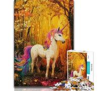 1000 Piece Jigsaw Puzzles for Adults & Teens Magic Unicorn Adult Puzzles,Fun Games Wall Decoration Unique Birthday And Xmas Gifts (size 38x26cm)