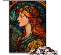 1000 Piece Jigsaw Puzzles for Adults & Teens Mayan Priestess,Challenging Difficult with Fully Interlocking Randomly Shaped Pieces 38x26cm