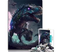 1000 Piece Jigsaw Puzzles for Adults & Teens Mechanical Dragon 1000 Piece Puzzle,family Fun Games Is Ideal As A Gift for The Whole Family (size 75x50cm)