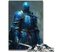 1000 Piece Jigsaw Puzzles for Adults & Teens Mighty Medieval Knight Adult Jigsaw,Family Educational Games Home Decoration Gift (50x75cm)